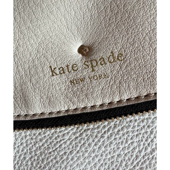 KATE SPADE Colorblock Leather Crossbody Zippered Purse Bag Satchel - Picture 7 of 8